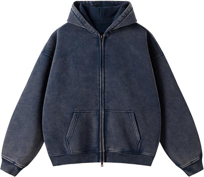 KEEPSHOWING ACID-WASH HOODIE