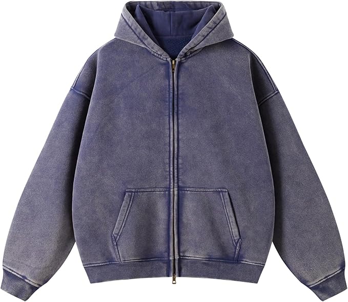 KEEPSHOWING ACID-WASH HOODIE