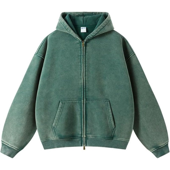KEEPSHOWING ACID-WASH HOODIE