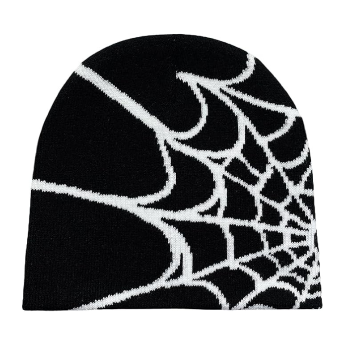 POOYIKOI GOTHIC SPIDER BEANIE